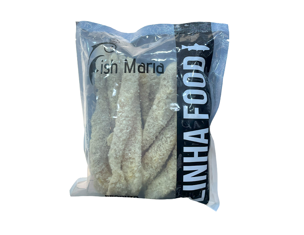 ISCAS DE FILÉ DE TILÁPIA EMPANADAS CONGELADAS FISH MARIA 300 G (CX 20 PCT)